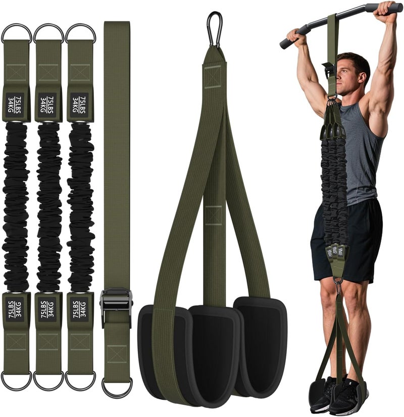 Leekey Resistance Bands, Exercise Bands,Pull Up Assist Bands - Bands for Working Out,Band for Men and Women Fitness Training, Physical Therapy,Home Workouts - Image 1